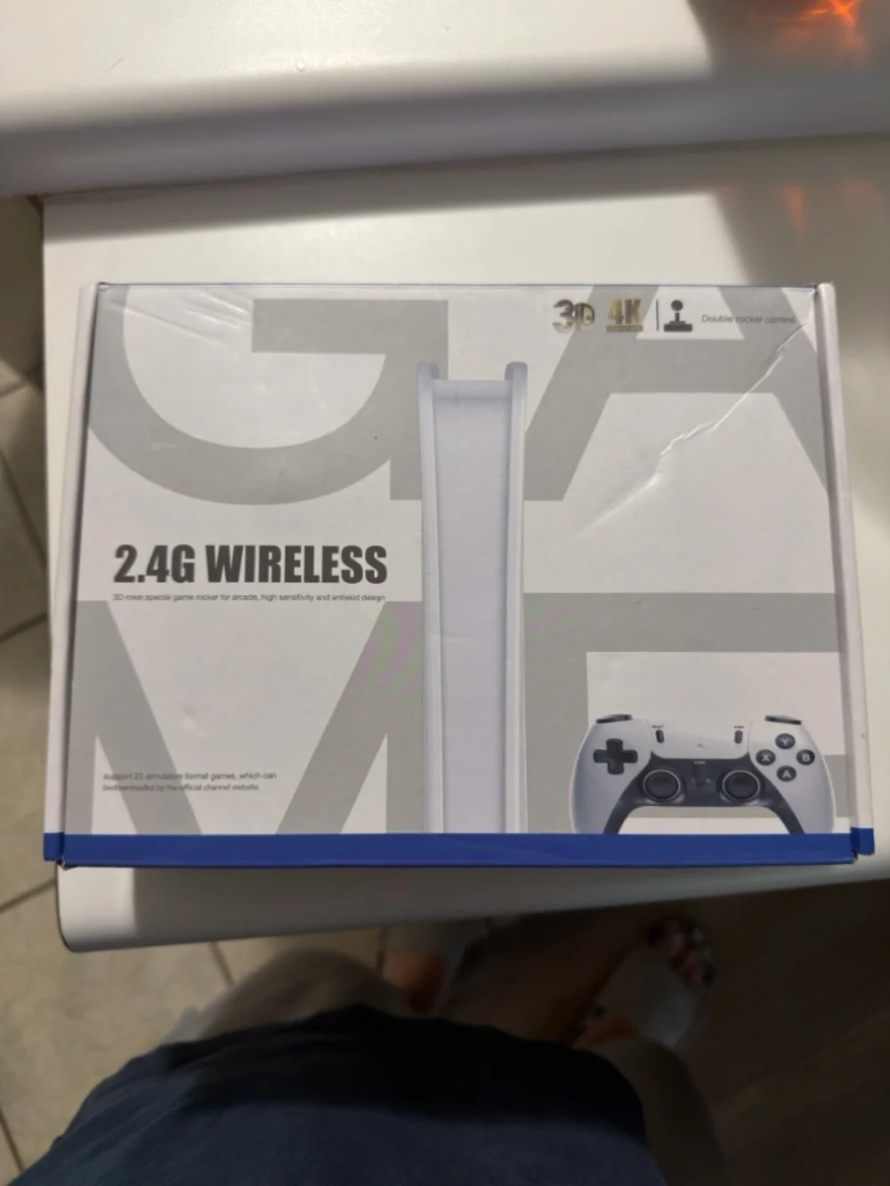 2.4G Wireless White Game Controller plug and play over 20,000 games